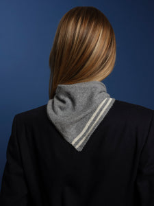 NEW Cashmere Triangle Neckerchief - Grey