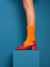 Load image into Gallery viewer, NEW Mohair Ankle Socks - Orange
