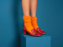 Load image into Gallery viewer, NEW Mohair Ankle Socks - Orange

