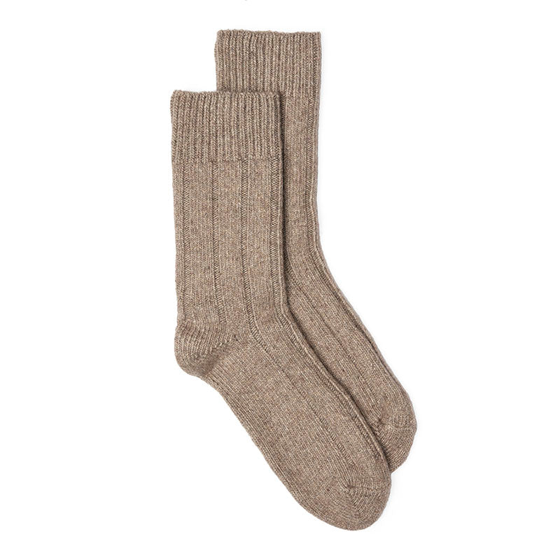 NEW Recycled Wool Mix Ankle Sock - Oatmeal