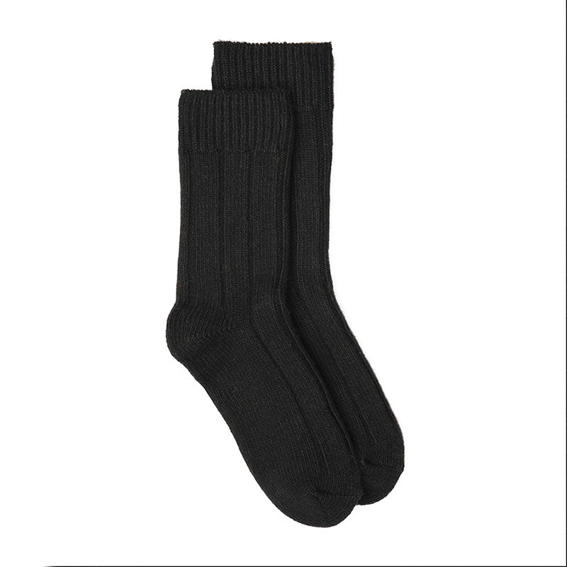 NEW Recycled Wool Mix Ankle Sock - Black