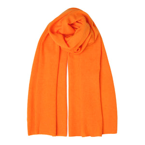 Orange Nepal Cashmere/Merino Scarf
