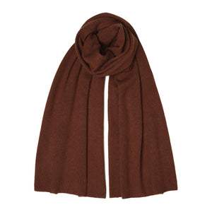 Brown Nepal Cashmere/Merino Scarf