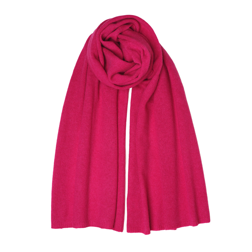 Pink Nepal Cashmere/Merino Scarf