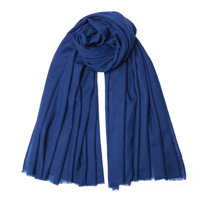 Super Fine Woven XL Scarf - Denim