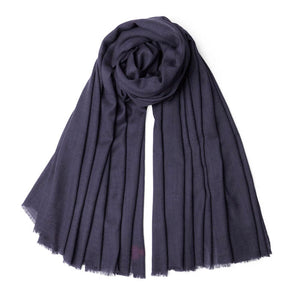 Super Fine Woven XL Scarf - Charcoal