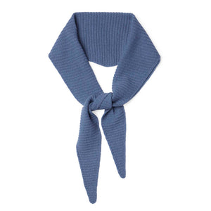 Denim Cashmere Diamond Skinny Scarf