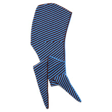 Load image into Gallery viewer, Bonnet Stripe Cashmere Hat - Brown/Blue
