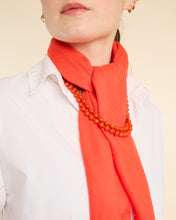 Load image into Gallery viewer, Plain Pashmina Square  - Neon Orange
