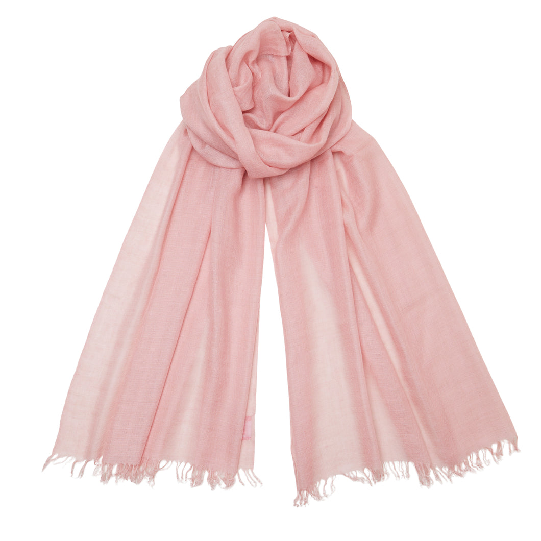 Super Fine Cashmere Pashmina - Pale Pink