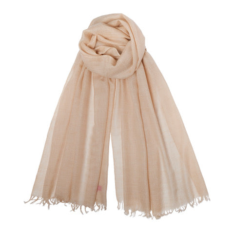 Super Fine Cashmere Pashmina - Cream