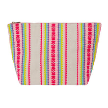 Load image into Gallery viewer, Pink/Cream Wash Bag
