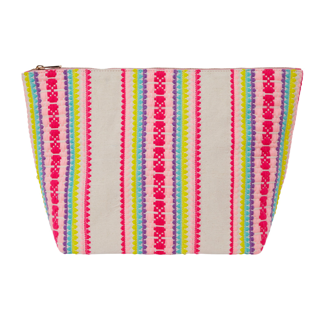 Pink/Cream Wash Bag