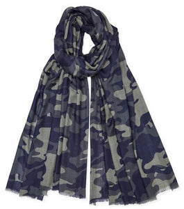 Camouflage Pashmina - Grey