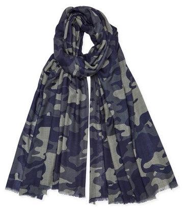 Camouflage Pashmina - Grey