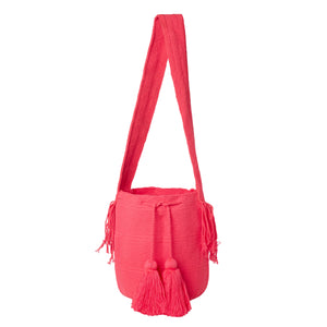 Pink Colombian Cross Body Bag