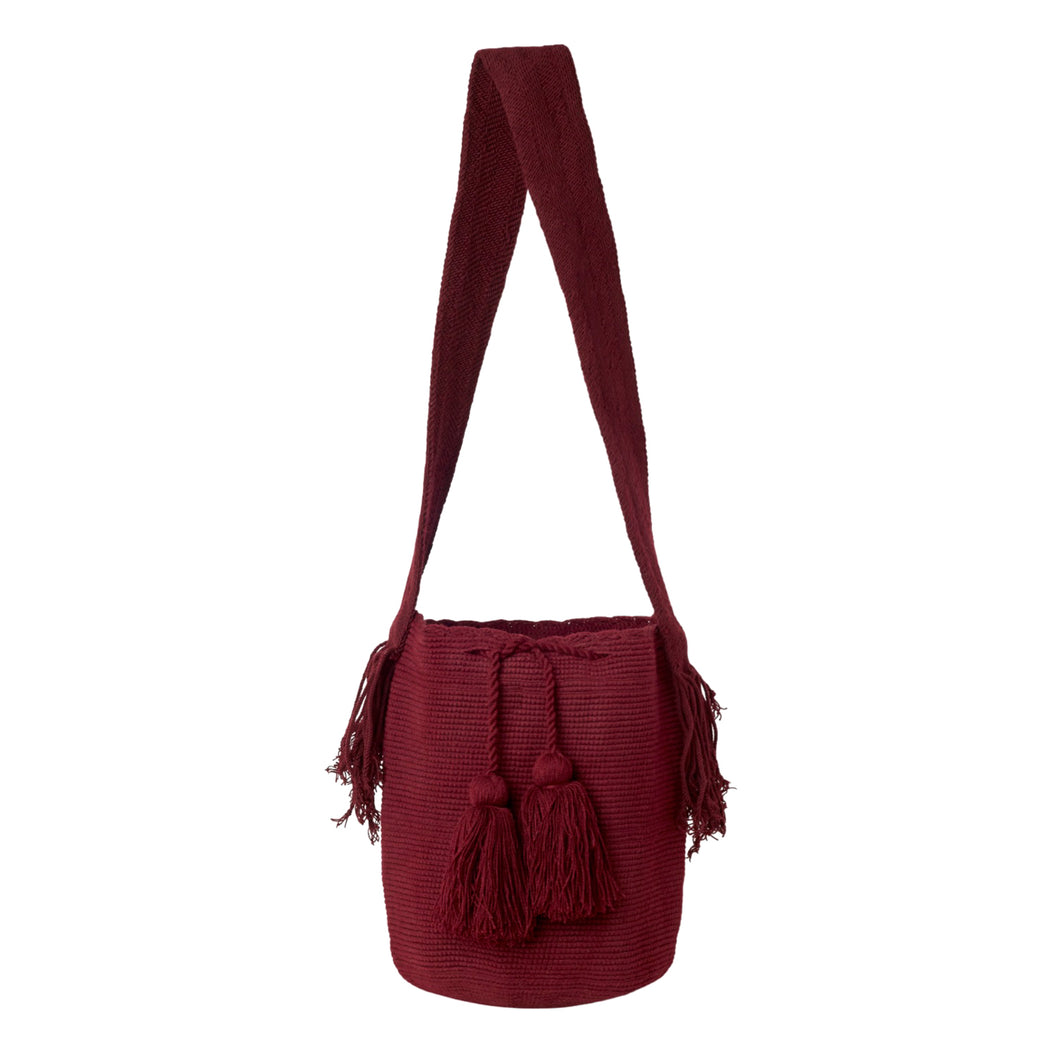 Plum Colombian Cross Body Bag