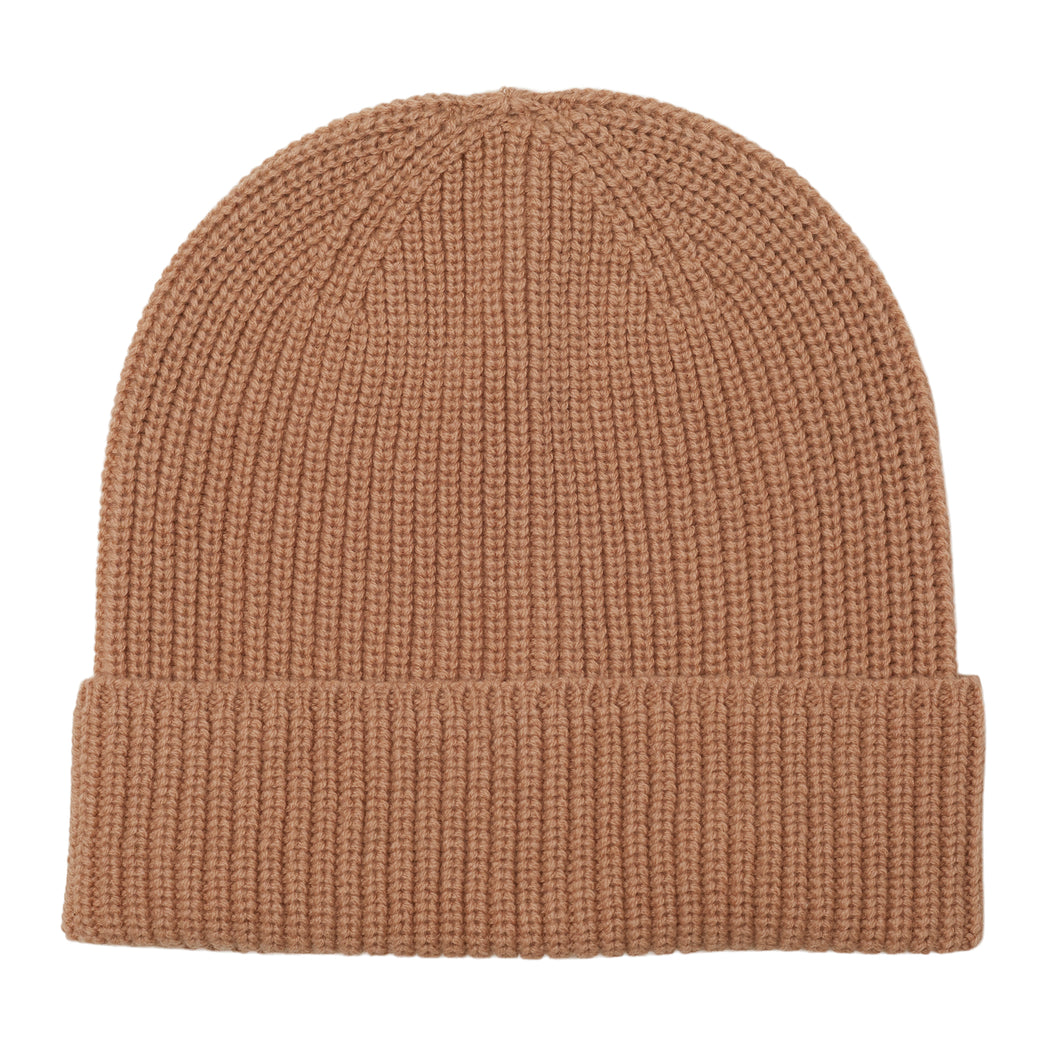 Ribbed Beanie - Camel