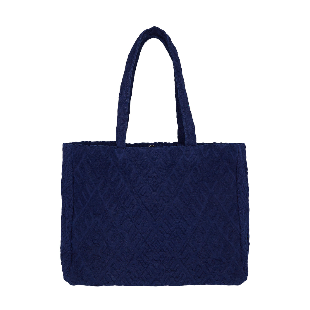 Navy Beach Bag