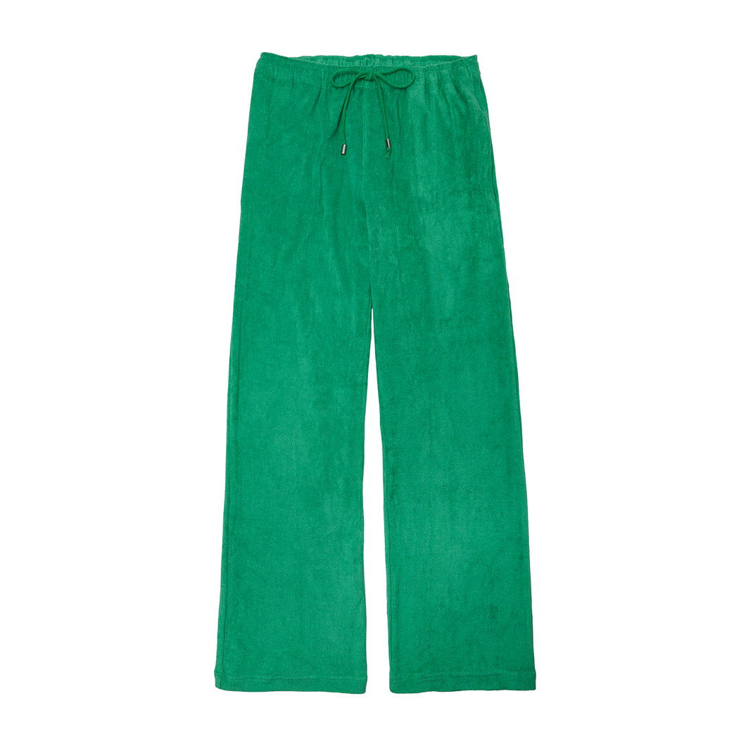Green Towelling Bottoms