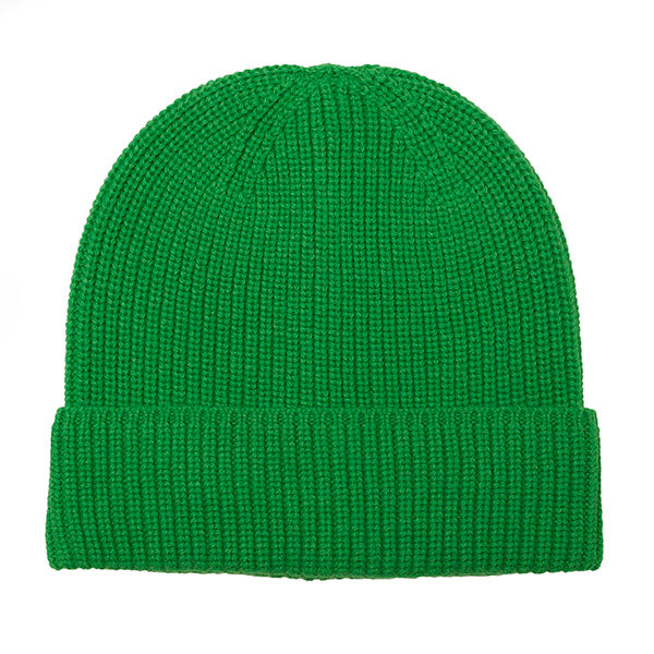 Ribbed Beanie - Green