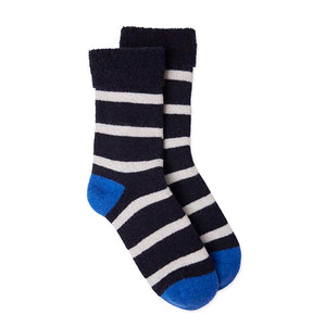 Slipper Socks Breton - Navy/White/Blue